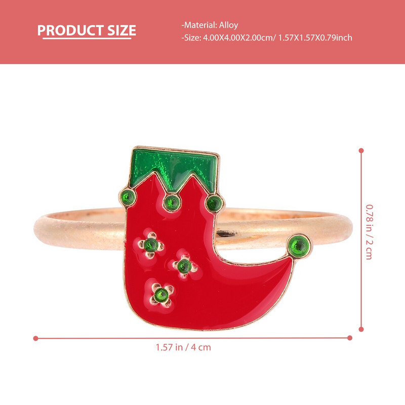 Salvrätik Jõulurõngas Pandla Pühade salvrätikuhoidja Sõrmusehoidjad Lauapaelad Sukaseade Talvine rätik õhtusöögi sisekujunduspidu