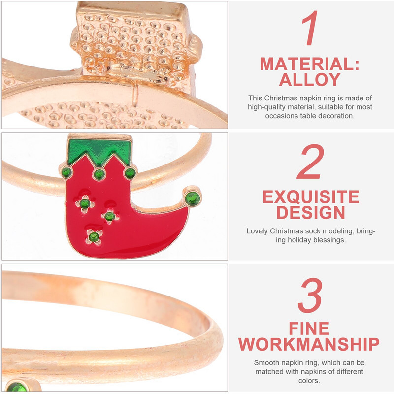 Salvrätik Jõulurõngas Pandla Pühade salvrätikuhoidja Sõrmusehoidjad Lauapaelad Sukaseade Talvine rätik õhtusöögi sisekujunduspidu