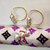 Inele de șervețel cu perle imitații de 6 buc. Suport șervețel de vacanță pentru petrecere de nuntă Cataramă de șervețel pentru decorarea mesei de cină