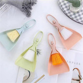 Mini curăţare mică de praf şi perie Tastatură de măturat Masă la îndemână de curăţare a prafului