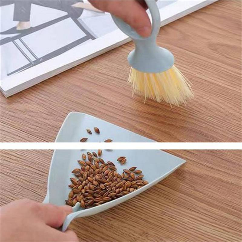 Mini curăţare mică de praf şi perie Tastatură de măturat Masă la îndemână de curăţare a prafului