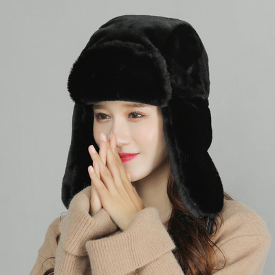 Γυναικείο χειμωνιάτικο καπέλο με χνούδι - σε πολλά χρώματα