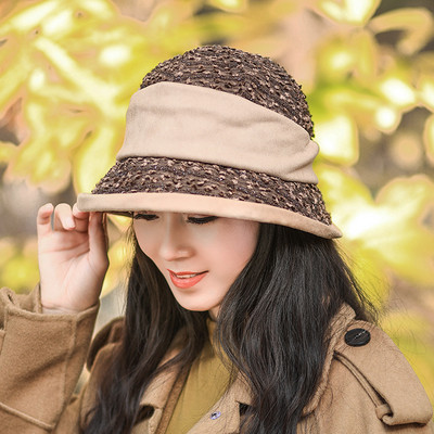 Aktualni ženski šešir - s vezom