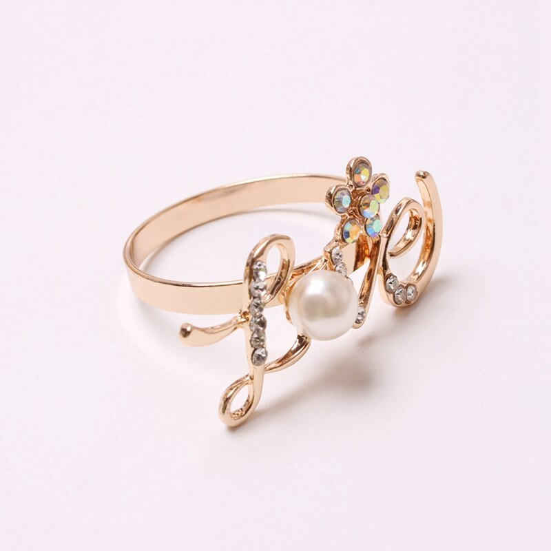 6 τεμ. LOVE δαχτυλίδια χαρτοπετσέτας για την ημέρα του Αγίου Βαλεντίνου Δημιουργικές θήκες για χαρτοπετσέτες Πόρπες πετσετών για δείπνο Γάμος Διακόσμηση πάρτι ξενοδοχείου