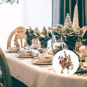 2 Elk Prsten za salvete Držač prstena za salvete Prsten za salvete od legure Božićni prsten za salvete Božićni prsten za salvete za dom