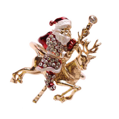 2 Elk Prsten za salvete Držač prstena za salvete Prsten za salvete od legure Božićni prsten za salvete Božićni prsten za salvete za dom