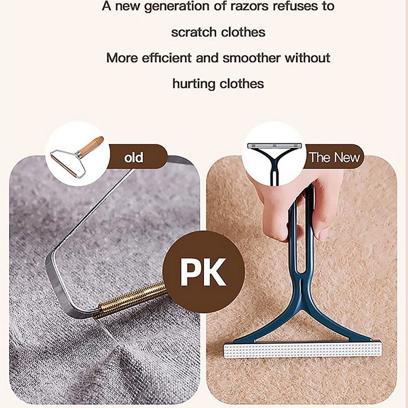 Nešiojamas naminių gyvūnėlių plaukų šalinimo įrankis Daugkartinis dvipusis kačių ir šunų plaukų šalinimo įrankis, skirtas drabužiams kilimų grandiklis naminių gyvūnų plaukų pūkelių šepečiams