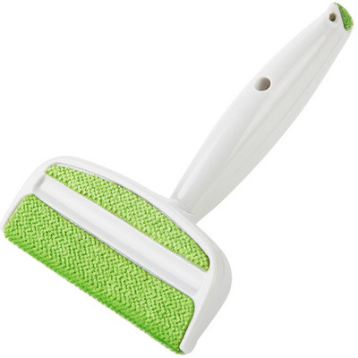 Prijenosni odstranjivač dlačica s dvostrukom glavom, ručni valjak od dlačica za tepih, kaput, džemper, odjeću, odstranjivač krzna, četka za kućne ljubimce