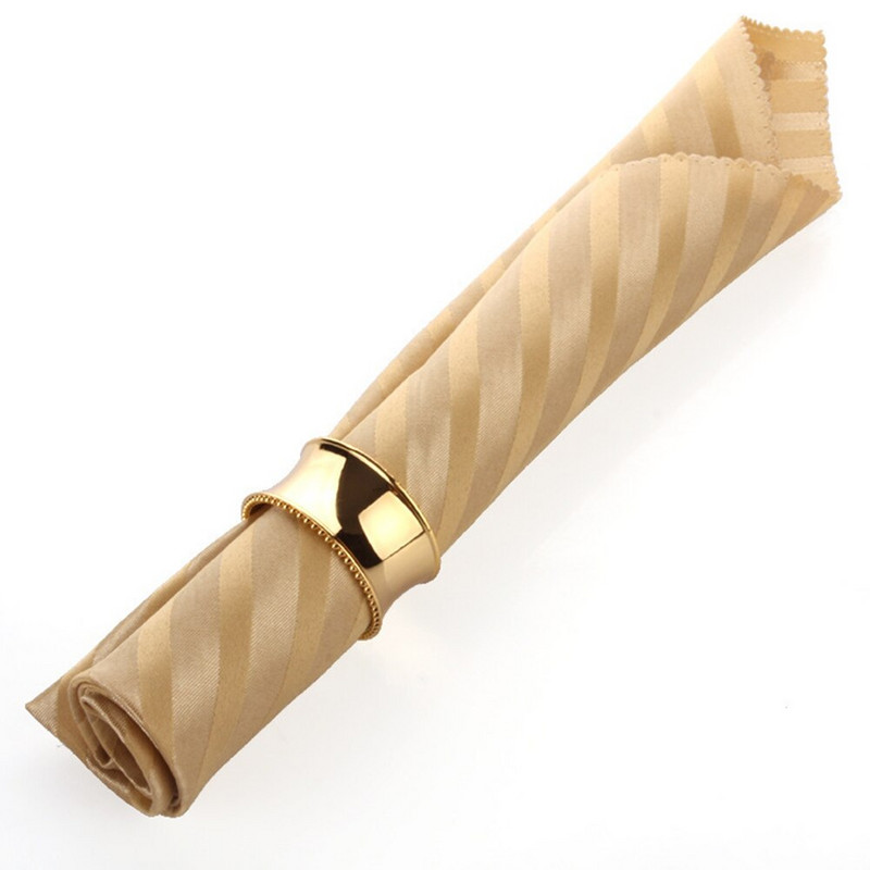 6 τμχ/σετ Πετσέτα Διακόσμηση γάμου Τραπέζι Βρεφικό Ντους Χριστουγέννων Πόρπη γενεθλίων από κράμα λουλουδιών Δαχτυλίδια για πάρτι για το σπίτι