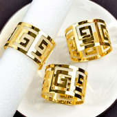 6 tk Kuldsed salvrätirõngad Hõbedased metallist salvrätikuhoidja laua salvräti vitriin Pulma sünnipäevalaua kaunistuse tarvikud