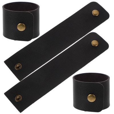 Δερμάτινα δαχτυλίδια χαρτοπετσέτας 4 τμχ Δερμάτινη θήκη για χαρτοπετσέτα αδιάβροχη δαχτυλίδια χαρτοπετσέτας Διακοσμητικά τραπεζιού