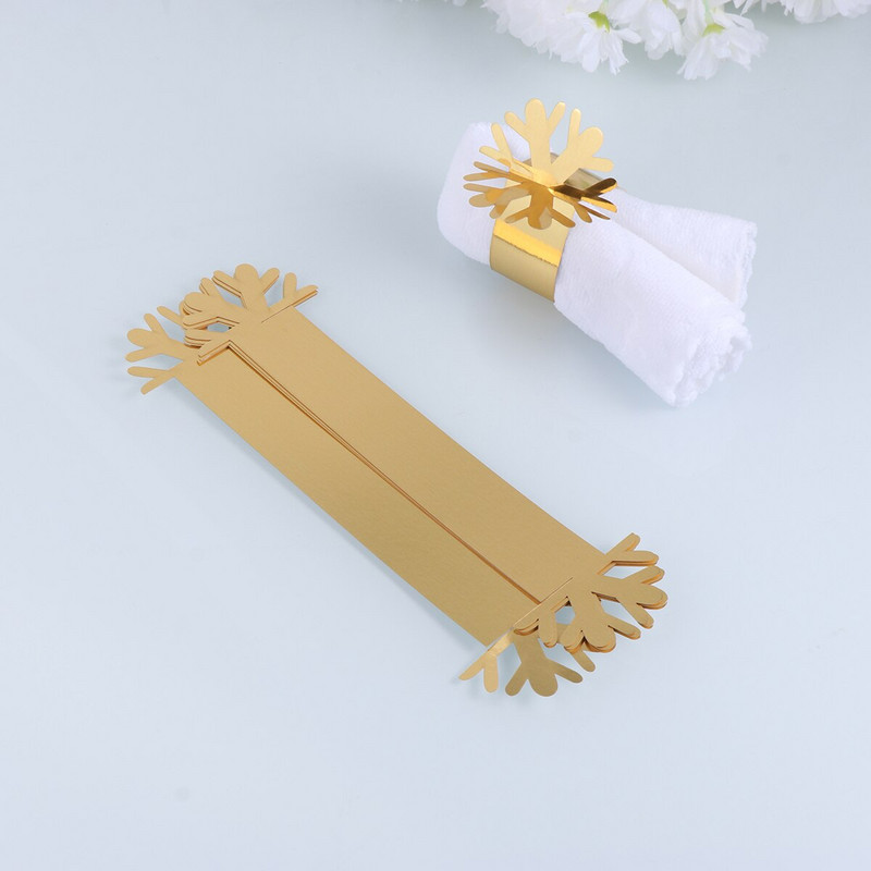 Πόρπες για χαρτοπετσέτες Xmas Θήκη για χαρτοπετσέτες λουλουδιών Θήκη για χριστουγεννιάτικα τραπέζια τραπεζαρίας Xams πόρπες για χαρτοπετσέτες