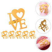 6 buc Inele pentru șervețele Suport pentru șervețele pentru petrecere Decoratiuni pentru șervețele Inele pentru șervețele din oțel inoxidabil Suport pentru șervețele