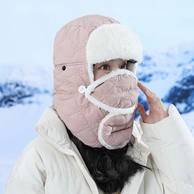 Γυναικείο χειμερινό καπέλο με πούπουλο