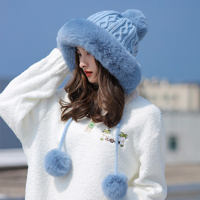 Νέο μοντέλο γυναικείο χειμερινό καπέλο με οικολογικό πούπουλο