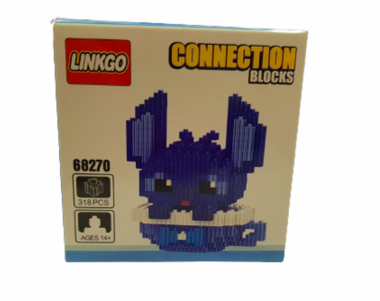 Конструктор Stitch, Тип лего, Пластмасов, 313 части