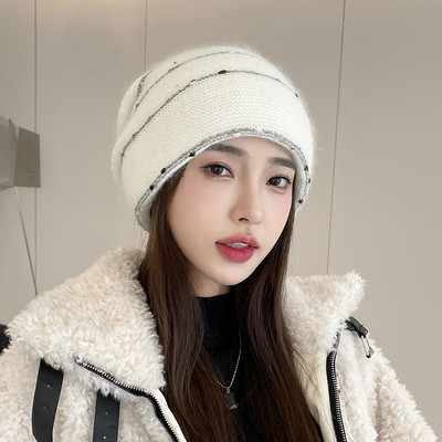 Χειμερινό πλεκτό καπέλο για γυναίκες σε διάφορα χρώματα