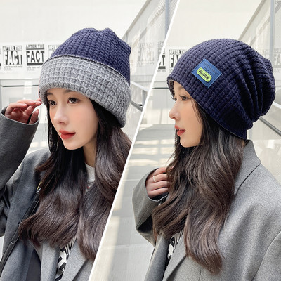 Uus mudel naiste kootud logoga müts - mitut värvi