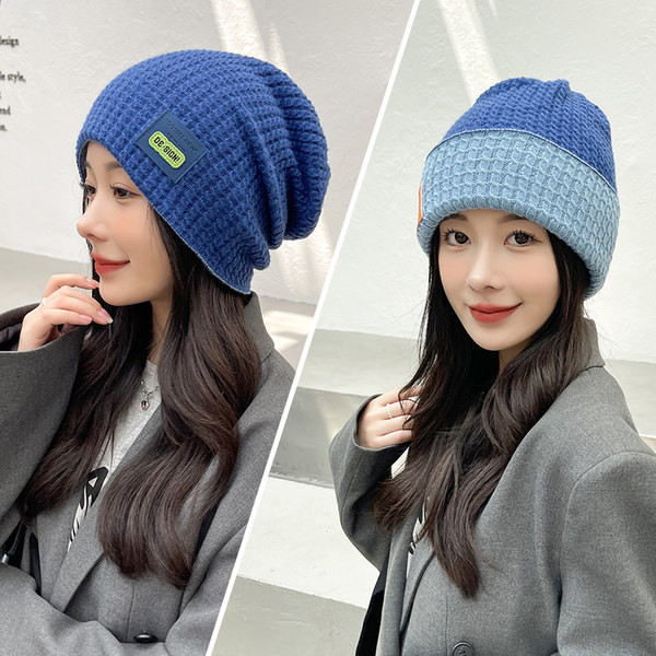 Uus mudel naiste kootud logoga müts - mitut värvi