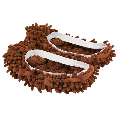 1 ζεύγος Dust Cleaner Grazing Slippers Σπίτι μπάνιου δαπέδου Καθαρισμός σφουγγαρίστρα Καθαριστικό παντόφλα Lazy Shoes Cover Microfiber Duster Πανί