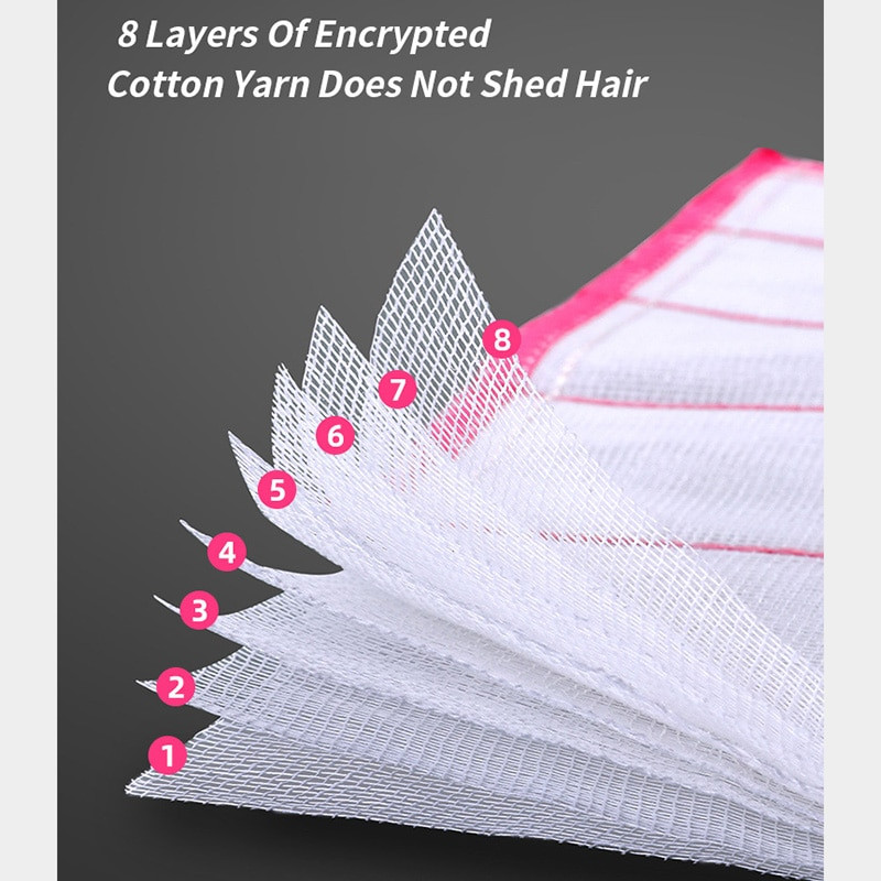 10 tk köögipuhastusrätik 8 kihti puuvillane nõudepesulapp, imenduv mittenakkuva õli korduvkasutatav puhastuslapp Köögitööriistad Vidinad