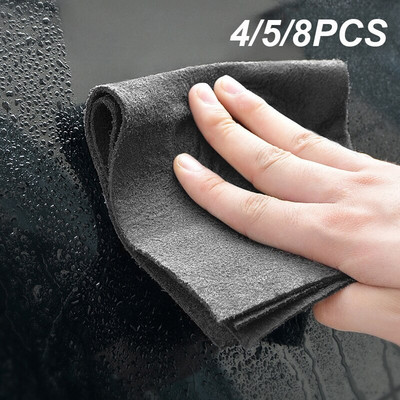 4-8pcs Thickened Magic Cleaning Cloth No Trace Microfiber Surface Instant Polishing cleaning cloth for glass windows mirrors car