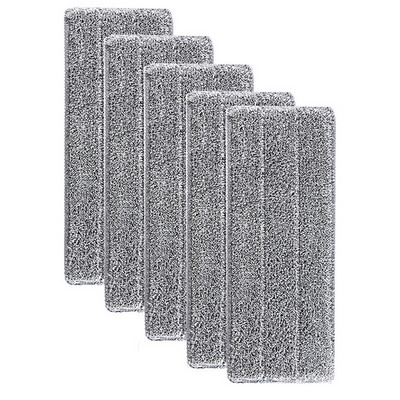 5TK Vahetage mopipea põrandapuhastuslapp Mikrofiibrist iseväänatavad padjad Pesemiseks mõeldud kodukaltsud pihustussüsinikule kuivaks ja märjaks 33x12 cm
