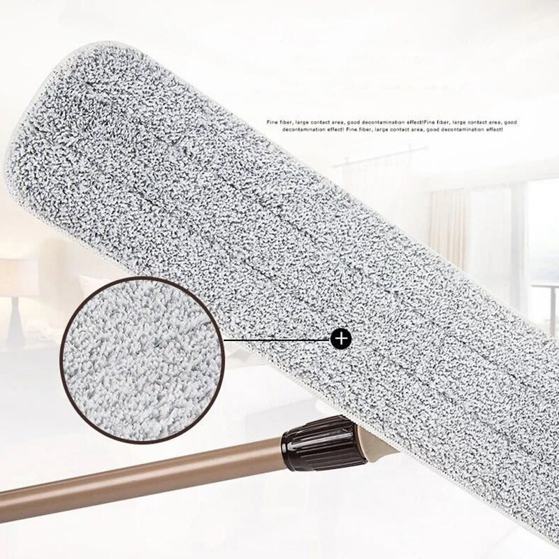5 ΤΕΜ. Αντικατάσταση σφουγγαρίστρας κεφαλής ύφασμα καθαρισμού δαπέδου από μικροΐνες Αυτοστυλίγοντας μαξιλαράκια οικιακής χρήσης πανιά για στεγνό και βρεγμένο σπρέι άνθρακα 33x12 cm