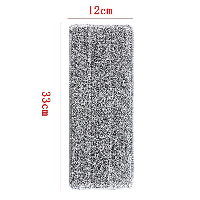 5 ΤΕΜ. Αντικατάσταση σφουγγαρίστρας κεφαλής ύφασμα καθαρισμού δαπέδου από μικροΐνες Αυτοστυλίγοντας μαξιλαράκια οικιακής χρήσης πανιά για στεγνό και βρεγμένο σπρέι άνθρακα 33x12 cm