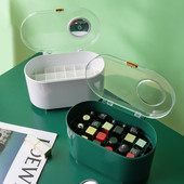 Cutie de depozitare pentru machiaj Cutie de depozitare pentru parfumuri de birou Dulara cu compartiment pentru ruj Cutii pentru dormitor Organizator pentru cosmetice Organizator pentru machiaj