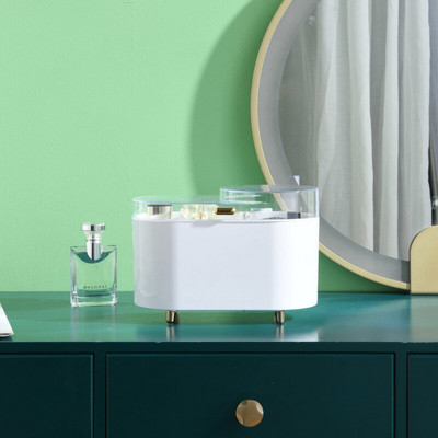 Cutie de depozitare pentru machiaj Cutie de depozitare pentru parfumuri de birou Dulara cu compartiment pentru ruj Cutii pentru dormitor Organizator pentru cosmetice Organizator pentru machiaj