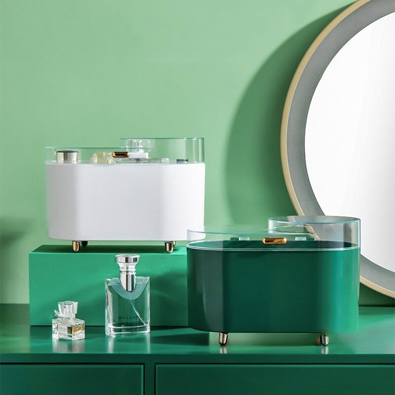 Cutie de depozitare pentru machiaj Cutie de depozitare pentru parfumuri de birou Dulara cu compartiment pentru ruj Cutii pentru dormitor Organizator pentru cosmetice Organizator pentru machiaj