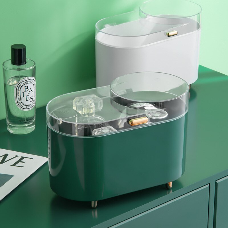 Cutie de depozitare pentru machiaj Cutie de depozitare pentru parfumuri de birou Dulara cu compartiment pentru ruj Cutii pentru dormitor Organizator pentru cosmetice Organizator pentru machiaj