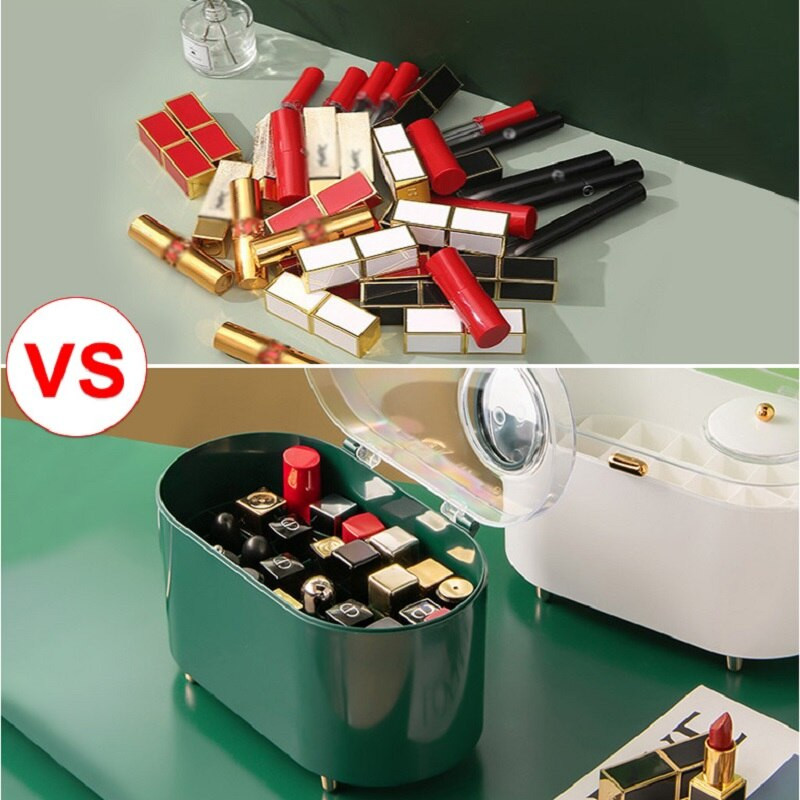 Cutie de depozitare pentru machiaj Cutie de depozitare pentru parfumuri de birou Dulara cu compartiment pentru ruj Cutii pentru dormitor Organizator pentru cosmetice Organizator pentru machiaj