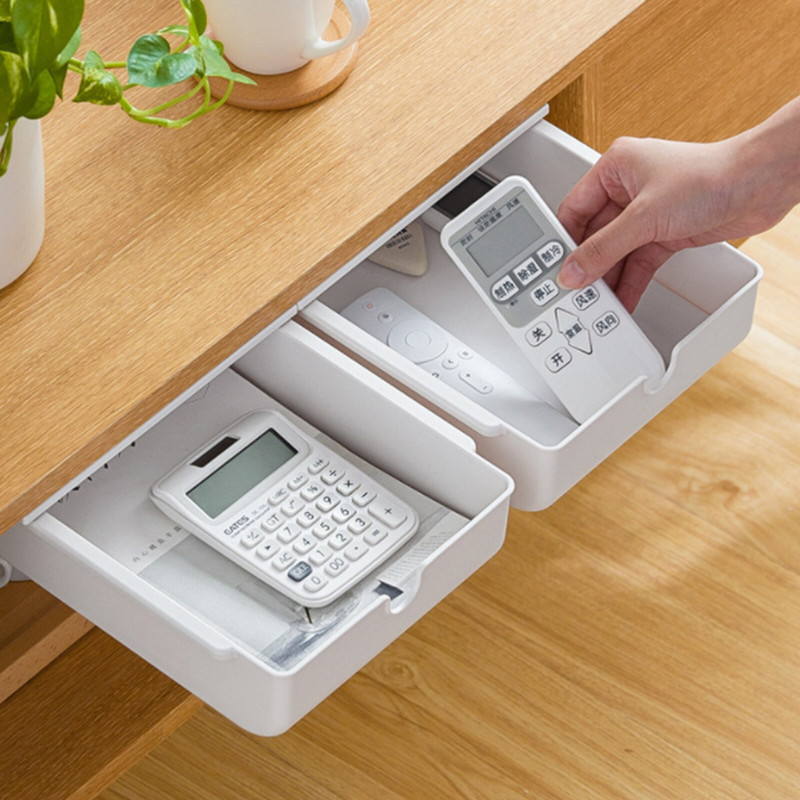 Isekleepuv pliiatsialus Laualaud Hoiu sahtel Korralduskarp lauaaluse alusel Isekleepuv sahtlialune hoiukast 45a