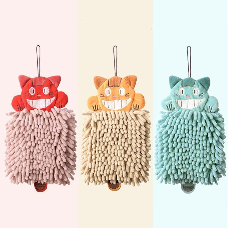 Μπάλα για πετσέτες χεριών Μαντήλι σενίλ σε σχήμα κινουμένων σχεδίων για το σπίτι Πετσέτες προσώπου πετσέτες μπάνιου κουζίνας