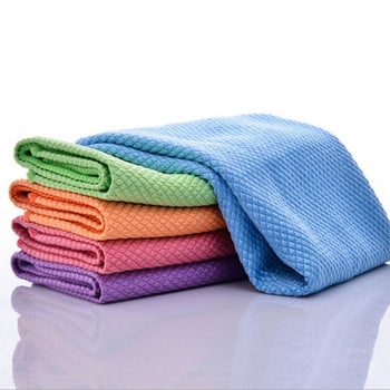 2PCS 30 * 40CM Водопоглъщаща се кухненска кърпа Почистваща кърпа Кърпички Прозорец на масата Парцали за кола Многофункционална кърпа за съдове
