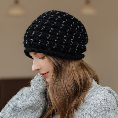 Γυναικείο πλεκτό καπέλο σε πολλά χρώματα