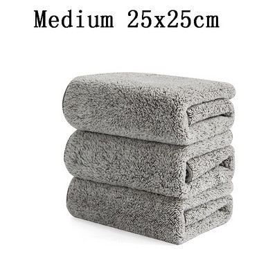 Prosop de bucătărie din microfibră, 3 bucăți, din cărbune de bambus, prosop de bucătărie, îngroșat, absorbant, antiaderent, cârpe de ulei pentru curățarea casei