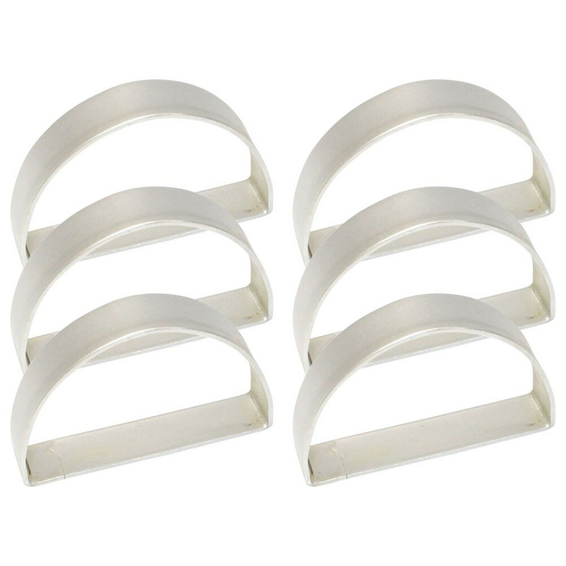 Πόρπες θήκης με δαχτυλίδια χαρτοπετσέτας Μεταλλικό τραπέζι γάμου Χριστουγεννιάτικη διακόσμηση εορταστική στρογγυλή σχεδίαση D πάρτι από κράμα Αξιόπιστη δημιουργική διακόσμηση