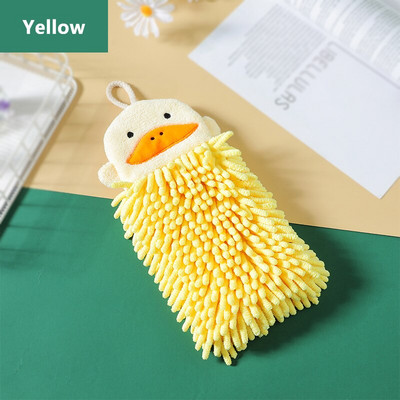 Αρχική Σελίδα Chenille Πετσέτα χεριών Χαριτωμένη γελοιογραφία με απαλή αφή και γρήγορο στέγνωμα μπάλα χεριού Super απορροφητικό γρήγορο στέγνωμα μικροϊνών Gadget με κορδόνι