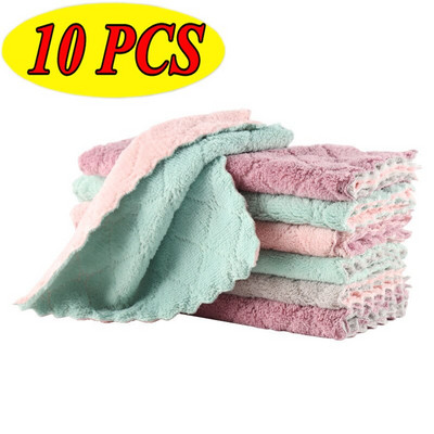 10 tk Super imav kööginõude lapp mikrokiust Suure tõhususega lauanõud majapidamises kasutatavad puhastusrätikud köögitööriistad