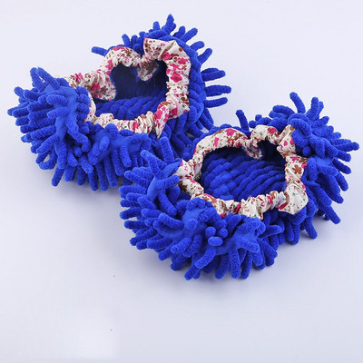 2 bucăți papuci multifuncțional pentru curățarea prafului de podea pantofi pantofi leneși pentru curățarea podelei de acasă Kit de curățare pantofi cu microfibră