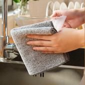 Prosop japonez de vase, cârpă de vase, cârpă de bucătărie, ulei antiaderent, cârpă de masă îngroșată, tampon de spălat absorbant