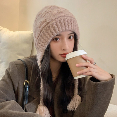 Model nou de pălărie beanie tricotată pentru femei