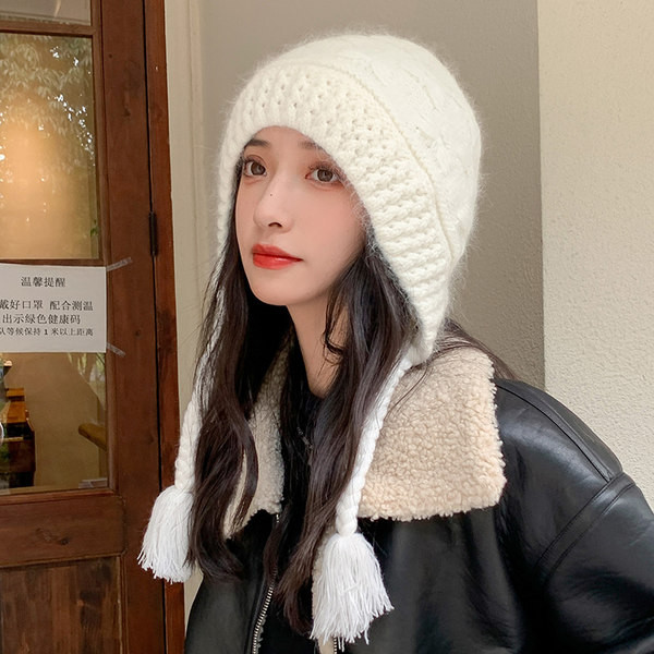 Model nou de pălărie beanie tricotată pentru femei