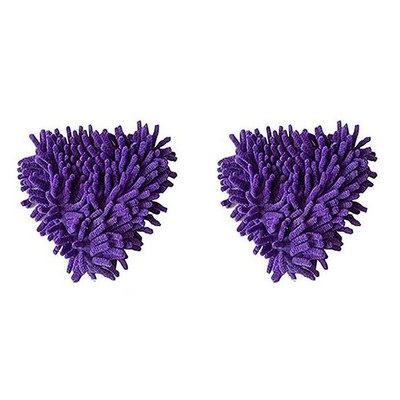 2kom Mop Šenilska trokutasta krpa Zamjenska glava Jastučići od mikrovlakana Alati za čišćenje kuhinje Krpe za čišćenje poda