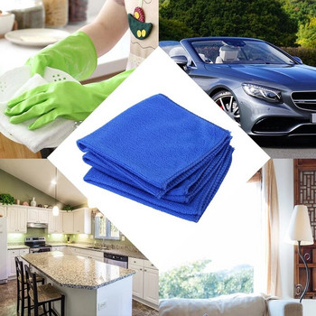 10 τμχ Λεπτή πετσέτα μικροϊνών μαλακής πλύσης αυτοκινήτου για καθαρισμό αυτοκινήτου Μαλακό στεγνωτήριο πανί αναρρόφησης νερού για το σπίτι Πετσέτα ξεσκονόπανου