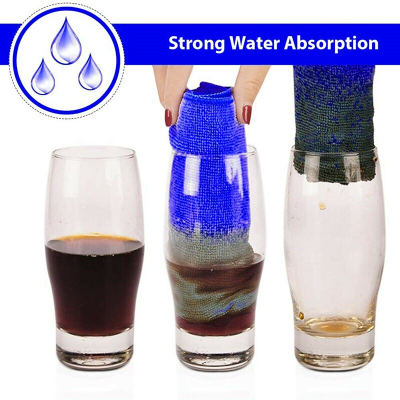 Prosop subțire din microfibră pentru spălare moale pentru mașină, 10 buc, pentru curățarea mașinii, cârpă moale pentru uscare, aspirație de apă, spălat acasă, prosop