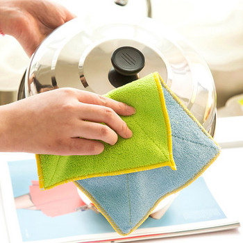 Съдове Кухненски кърпи Парцали Почистваща кърпа Кърпи за сушене Микрофибърни кърпи за миене на съдове Памучни абсорбиращи кърпи за многократна употреба